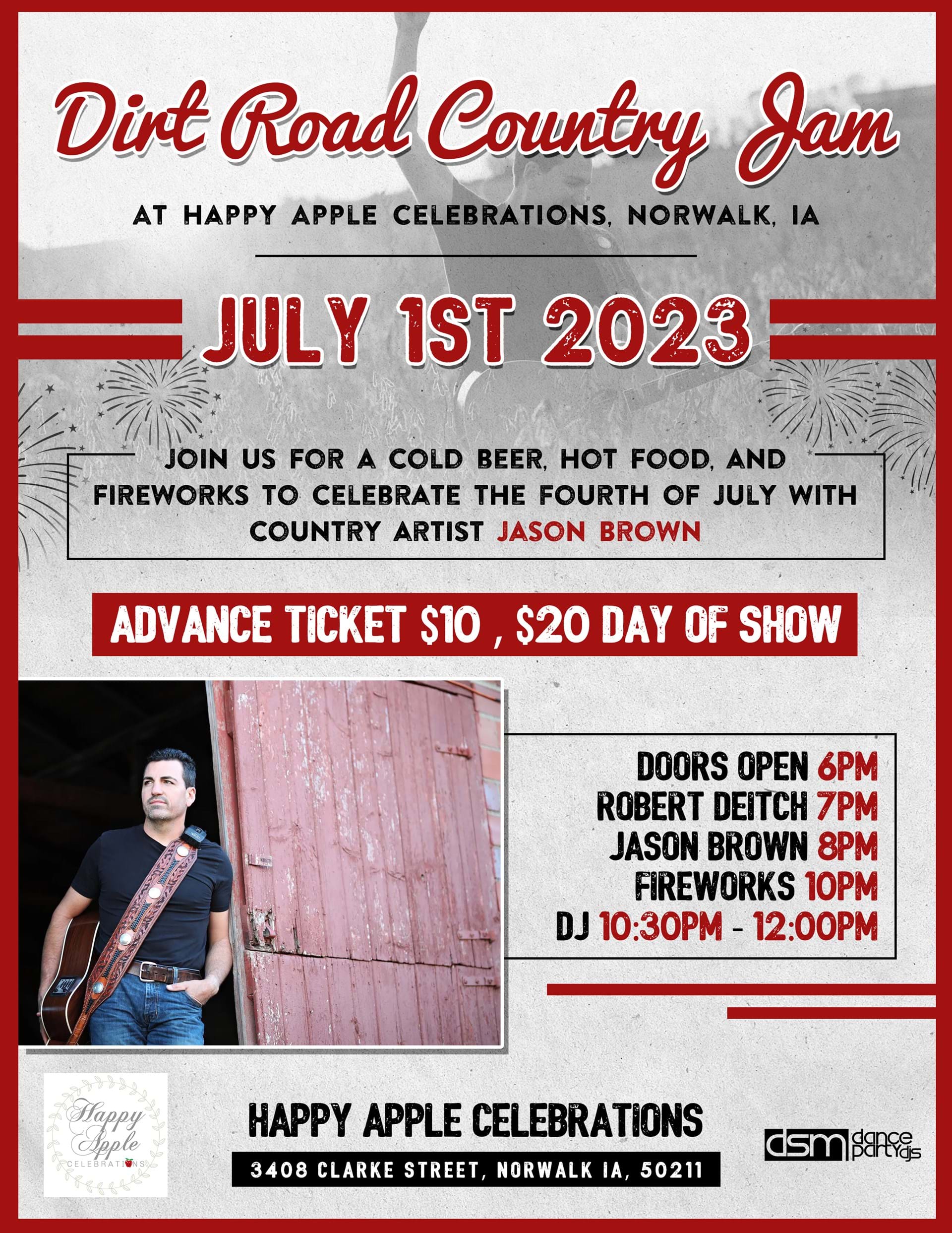 Dirt Road Country Jam - July 1, 2023